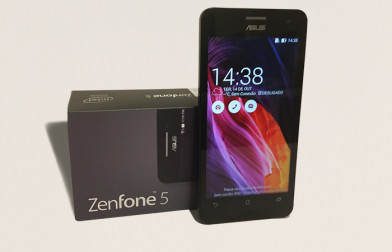 ZenFone 5 com tamanho de tela perfeito para sua visualização 