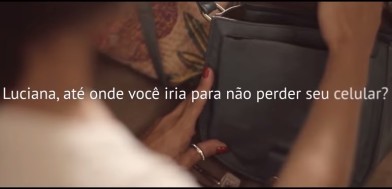 Luciana perdeu seu celular