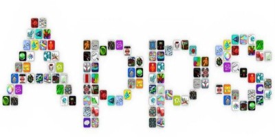 Palavra apps feita com apps