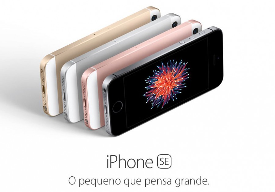 iphone se slogan o pequeno que pensa grande