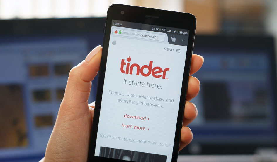 Aplicativo de relacionamento Tinder