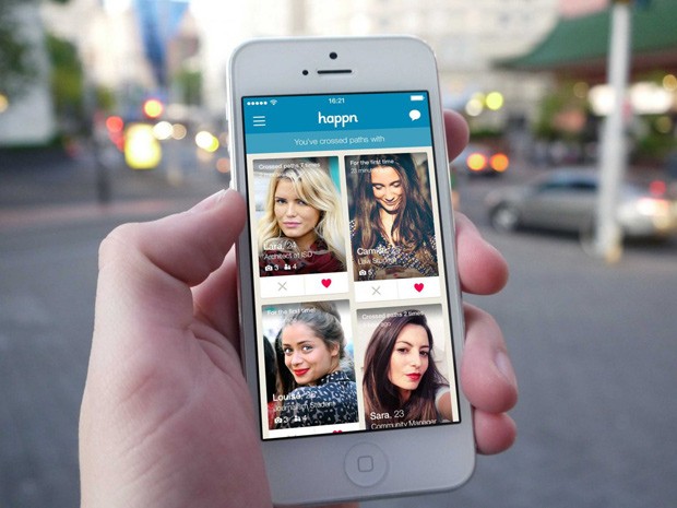 Aplicativo de relacionamento Happn