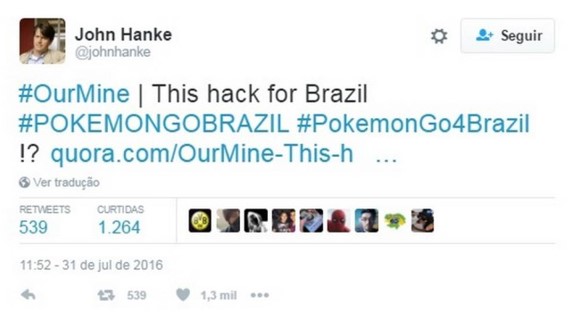 pokemon go tweet