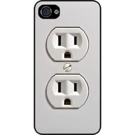 Capa de celular em formato de tomada