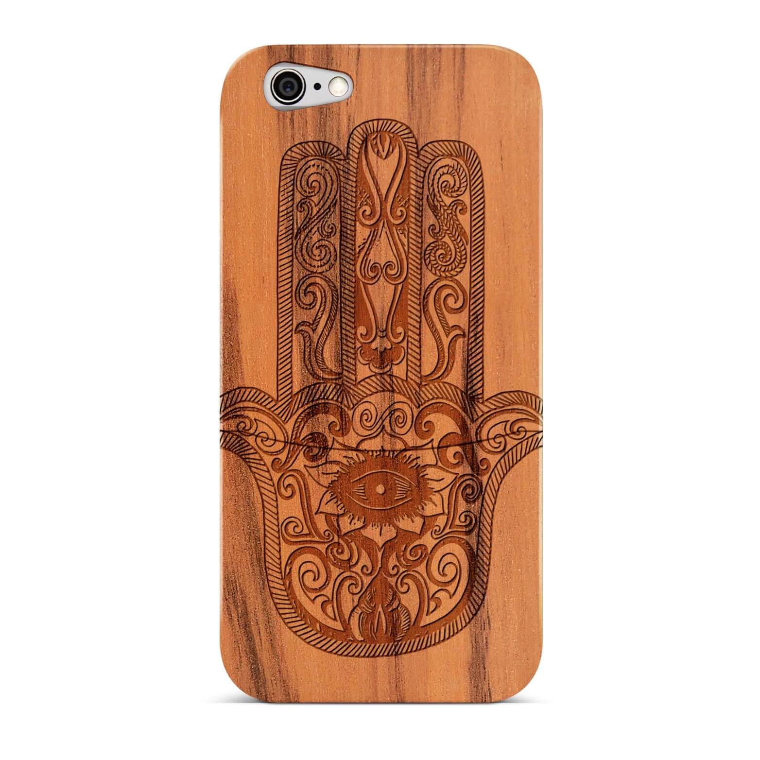 Capa de celular em madeira