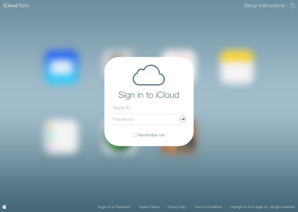 icloud início