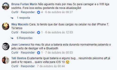 ios 11 atualização