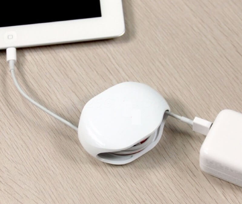 Enrolador de carregador iphone