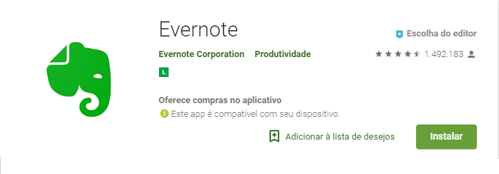 aplicativos de organização