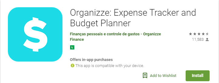 aplicativos de organização